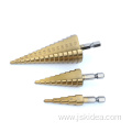 Metric titanium HSS Straight Flute Step Drill Bit